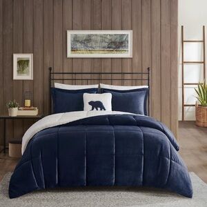 Woolrich Dark Blue Comforter Set